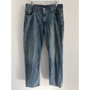 Levis 550 Jeans Mens 36x32 Light Wash Denim Relaxed‎ Loose Vintage Y2K 90s USA